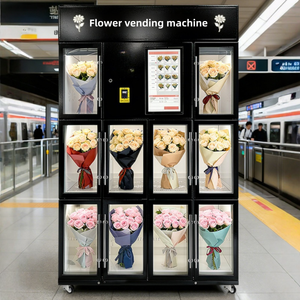 Distributore Automatico di Fiori con Touchscreen, 24 Ore su 24, Erogatore di Bouquet di Fiori Freschi, Chiosco con Codice QR - Product Image 2
