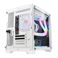 Boîtier PC AntarcChill 2026 personnalisé avec logo d'usine, pour ordinateur de jeu, avec verre trempé, tour M-ATX pour ordinateur de bureau