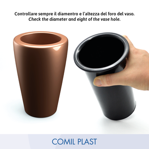 COMILPLAST Italian Manufacturer Plastic Liner European Style Modern for Porcelain <b>Vase</b> Insert Grave <b>Memorial</b> Religious Mausoleum - Product Image 5