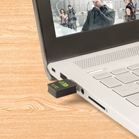 Driver Gratis RTL8821CU 600Mbps USB WiFi BT Dongle Dual Band Kartu Jaringan Nirkabel AC600 2 in 1 WiFi BT Adapter untuk PC Laptop