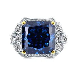 ADODO jóias Zircão Anel estilo Diamante para As Mulheres Belas Anillos 925 Jóias Bizuteria Anéis Cor Prata Gemstone Anéis