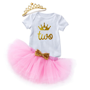 Set Tutina Rosa con <span class=keywords><strong>Cuore</strong></span> per San Valentino e Gonna in Tulle per Servizio Fotografico Neonata DGHB-004 - Product Image 1