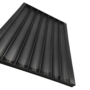 Plateau de cuisson pour baguette perforé en aluminium de taille personnalisée, poêle française à cadre fermé pour pâtisserie et confiserie - Product Image 3
