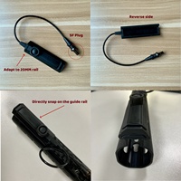 Lampe torche tactique Surefir M300 M600B M600C en nylon avec montage sur rail de 20 mm pour la chasse