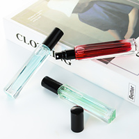 Atomiseur de luxe personnalisé de 10ml, mini vaporisateur vide, échantillon de parfum en verre rechargeable, bouteille de parfum de 10ml