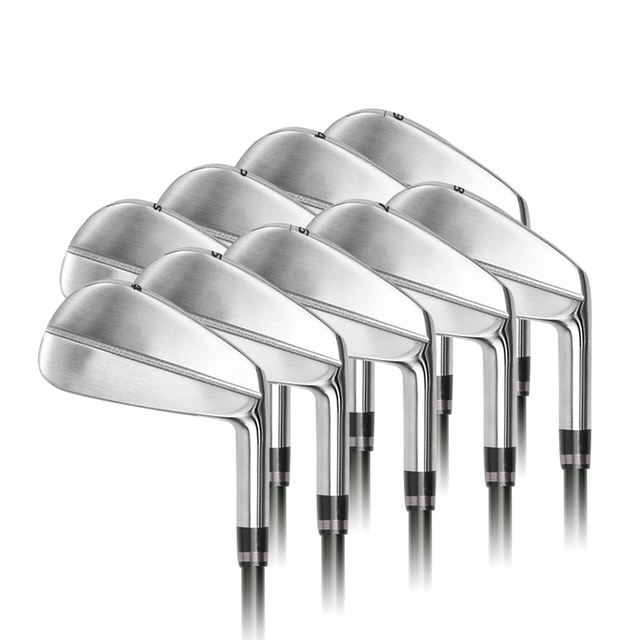 Factory Direct Golf Iron Custom Logo Silver CNC Milled Golf Clubs Irons Stainless Steel Blade Golf Iron Head