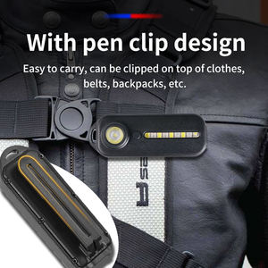 Feux arrière de vélo tout-terrain LED rechargeables par USB, étanches, haute luminosité, IP44, 4 heures d'autonomie, feux d'avertissement pour la conduite nocturne, cyclisme en extérieur - Product Image 2