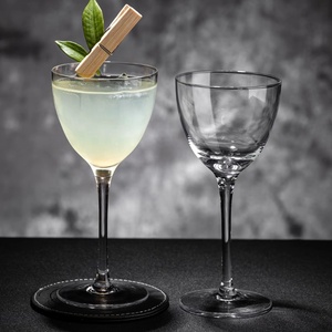 Unico Highball cristallo Nick e <span class=keywords><strong>Nora</strong></span> bicchiere da Cocktail a stelo lungo calici da vino trasparente bicchieri da Cocktail Bar ristorante - Product Image 4