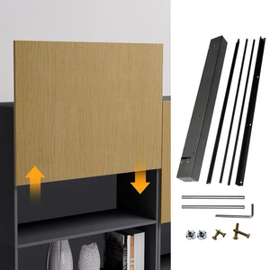 Soft Close Open Hardware porta sistema pesante altalena Lift-Up meccanismo di supporto parete verticale sollevare armadio da cucina - Product Image 1