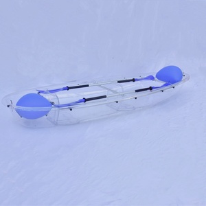 Canoë-kayak transparent à fond clair de 11 pieds pour 2 personnes, en matériau composite, très populaire - Product Image 1