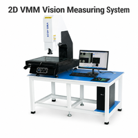 Sistema de Inspección Visual 2D VMM con Certificación CE, Máquina de Medición de Video 3D, 200x100x200mm, Precisión de 3um, Base de Granito, Zoom de 0.7-4.5X