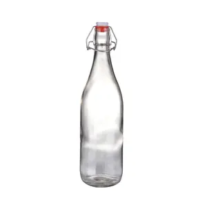 批发酒玻璃透明啤酒瓶出售空玻璃瓶