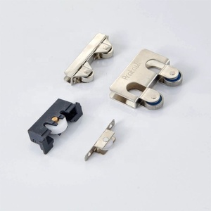 Accesorios para <span class=keywords><strong>puertas</strong></span> de vidrio Gabinete de exhibición de vidrio de 6mm Gabinete de almacenamiento Puerta corredera de vidrio Rodillo Rueda de polea de acero inoxidable - Product Image 5