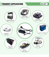 Chargeur de tondeuse à gazon IP67, chargeur de batterie lithium-ion, port DC, protection OVP, chargeur lithium-ion CE pour vélo électrique, chargeur étanche