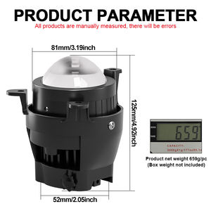 Faro antiniebla láser de un solo Color de alta potencia de 3 pulgadas y 70W, lente de proyector Led, brillo, lámpara de cristal de foco de <span class=keywords><strong>largo</strong></span> alcance - Product Image 4