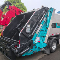 Camion compacteur de déchets Dongfeng 4x2 7000L à chargement arrière, 6 tonnes, pour collecte des déchets dans les zones hospitalières, directement de l'usine