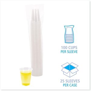 25 sacs/carton, 100 gobelets froids de 7 oz, vaisselle jetable en plastique translucide pour boissons froides - Product Image 5