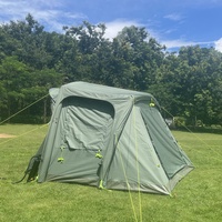 Offre Spéciale tente gonflable d'air de camping de toile de luxe de T/C portative pour l'usage de famille