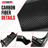 Diffuseur arrière ZESON en fibre de carbone sèche style MP pour BMW M3 F80 M4 F82 F83 2014-2018