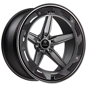 Rines Forjados Aero Multirradio MV AR-500 en Negro Gunmetal Personalizados de 19, 20, 21 y 22 Pulgadas con Borde Profundo para BMW I4 I5 <span class=keywords><strong>Audi</strong></span> E <span class=keywords><strong>Tron</strong></span> - Product Image 4