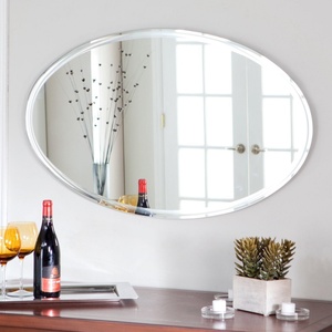 3mm, 4mm, 5mm, 6mm, Modern Style Good Price <b>Rectangle</b> Round Oval Shape Bathroom Beveled <b>Mirror</b> - Product Image 4