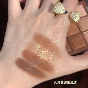 Vente en gros de <span class=keywords><strong>palette</strong></span> de fards à paupières métalliques en chocolat <span class=keywords><strong>Palette</strong></span> terreuse Paupières gonflées de maquillage légères et imperméables <span class=keywords><strong>Palette</strong></span> de neuf couleurs mates et chatoyantes - Product Image 6