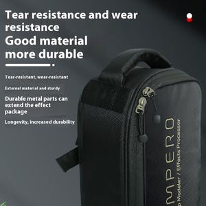 Sac d'effets de guitare personnalisé en tissu Oxford durable en ABS, sac de scène portable, étui pour instruments électroniques - Product Image 2