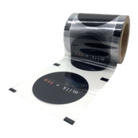 Film de scellage personnalisé pour gobelets à thé boba en plastique jetables avec logo imprimé, rouleau de scellage PP/PET 98 mm pour gobelets