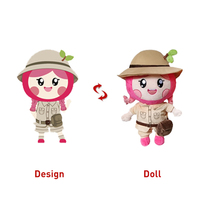 Jouet de poupée en peluche Anime personnalisé personnalisé poupée en peluche personnalisé fabricant de poupée en peluche personnalisé