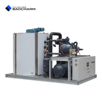 Machine à glace en flocons de 1, 2, 3, 5 et 10 tonnes, différentes capacités quotidiennes pour usine de fabrication de glace