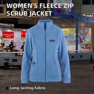 Uniforme Médico Quirúrgico Merucare para Enfermería y Salón de Belleza, Unisex, con 2 Bolsillos, Cierre Frontal, Tela de Spandex/Poliéster, para Uso Hospitalario, OEM - Product Image 2