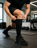 Chaussettes de sport unisexe en nylon de compression extra grande taille 7XL personnalisées pour hommes Traitement des varices Chaussettes à pression graduée