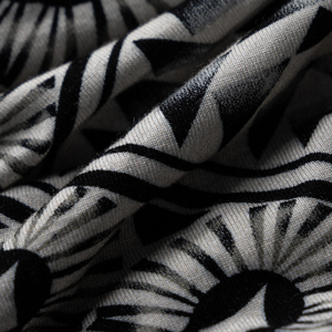 Kain Rajut Lembut Ramah Lingkungan Kain Cetak Viscose Bambu Berkualitas Tinggi - Product Image 2