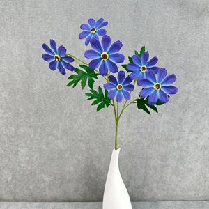 Fábrica de Flores Meiyu, Flores Artificiales de Cosmos, 6 Cabezas, Flores de Seda para Decoración de Bodas, Salones Nupciales y Arreglos Florales - Product Image 4