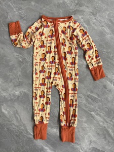 Secret Stock riceve Baby Bamboo pigiama Western articoli Baby Shortie taglie casuali e colore Zippy per bambini - Product Image 5