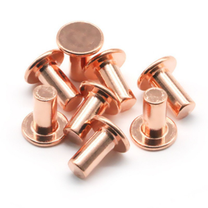 Remache de cobre sólido con cabeza plana avellanada, venta al por mayor de fábrica, personalizado - Product Image 1