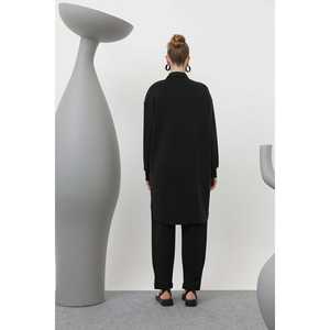 Conjunto de Traje para Mujer, Manga Larga, Tela de Lana, Estilo Casual Otoñal, Anti-Pilling - Product Image 6