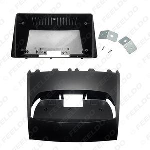 Kit de Panel de Radio para Coche con Pantalla <span class=keywords><strong>Grande</strong></span> de 9 Pulgadas, Marco de Fascia y Caja de Almacenamiento con Espaciador para Renault <span class=keywords><strong>Megane</strong></span> 2 - Product Image 2