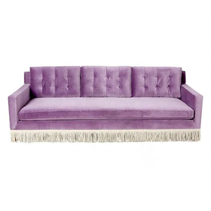 Canapé modulaire en velours à franges HDC Luxury Designer Furniture <span class=keywords><strong>Piaf</strong></span> pour une utilisation haut de gamme dans les maisons et les villas - Product Image 1