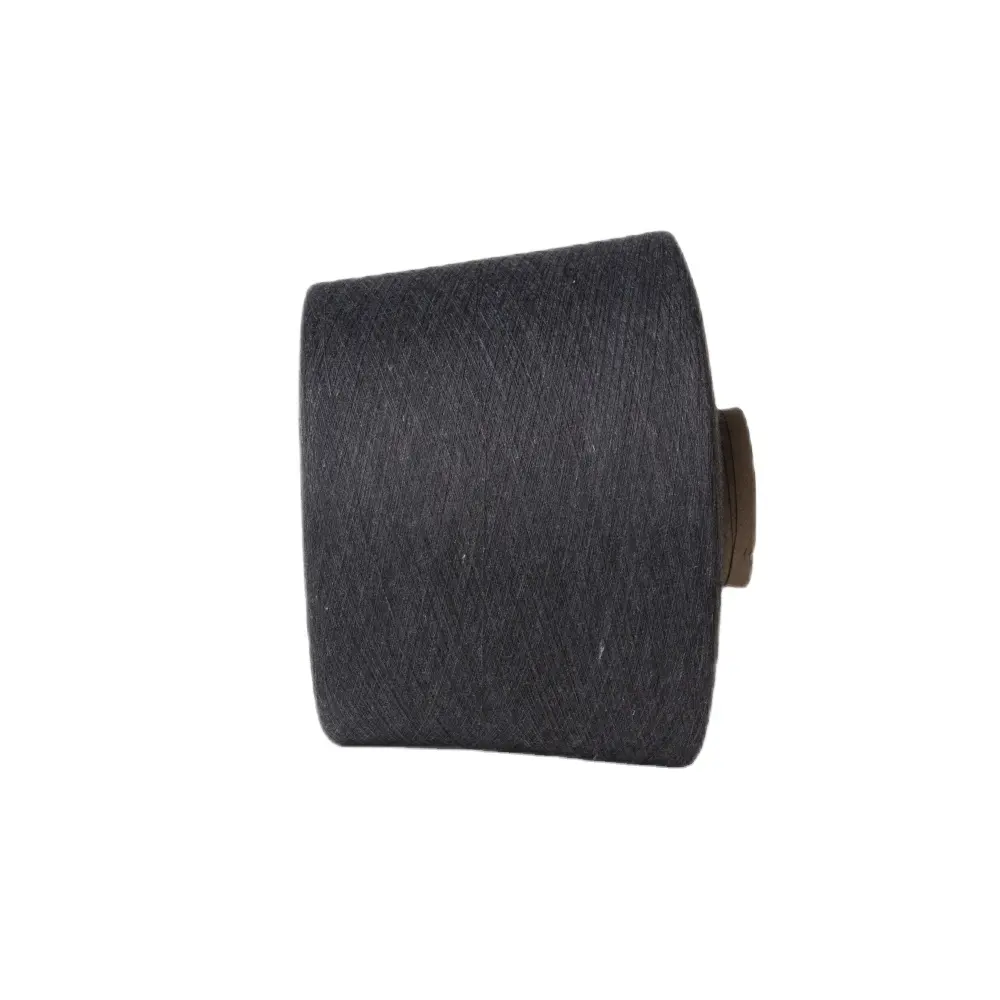 하이 퀄리티 100% 폴리에스터 코어 원사 고강도 염색 31s/1 블랙 뜨개질 바느질 및 직조 용 장갑 양말