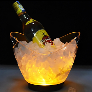 Seau à glace personnalisable de haute qualité, seau à <span class=keywords><strong>champagne</strong></span> plaqué or, durabilité haut de gamme pour hôtel et fête - Product Image 2