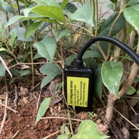 Capteur de sol sans fil 8-en-1 LoRa pour l'agriculture : NPK, pH, conductivité et humidité – Équipement de test du sol à énergie solaire