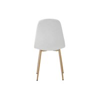 Chaise de salle à manger Titan Modern Cherner en gros, couleur bois naturel, pieds en métal, ergonomique, durable, pour la maison, le bureau, l'hôtel
