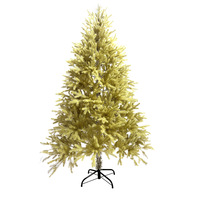 Gelber Stehender PVC Künstlicher Weihnachtsbaum 120-240cm Feiertagsdekoration für Zuhause Büro Einkaufszentrum Kommerzielle Ausstellung Großhandel