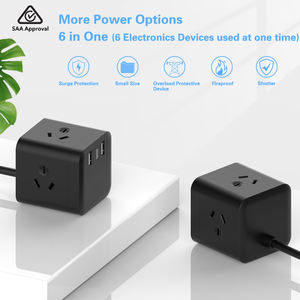 LeishenSAAリストオーストラリア標準USB-A Type-Cキューブエクステンションソケット過負荷保護GPOパワーポイントエクステンダーコンセント - Product Image 6