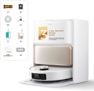 Robot aspirateur laveur Mova V50 Ultra complet, autonettoyant, super aspiration 24KPa, évitement d'obstacles, pour maison et animaux domestiques, intelligent IA, tendance - Product Image 4