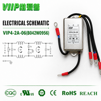 Filter PCB Tegangan Rendah 6A VIP4-2A-06(B042W0956) untuk Perangkat Industri dan Medis