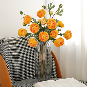 9 Cabezas 3 Ramas Peony Bunch Artificial Rose <span class=keywords><strong>Buquet</strong></span> - Product Image 4