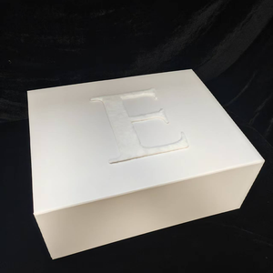 Scatola Regalo Magnetica Pieghevole Quadrata Bianca in Carta per <span class=keywords><strong>Scarpe</strong></span>, Vendita all'Ingrosso - Product Image 5