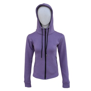 Sweat-shirt en molleton pour femme, vêtement de sport Tech, à fermeture éclair - Product Image 4